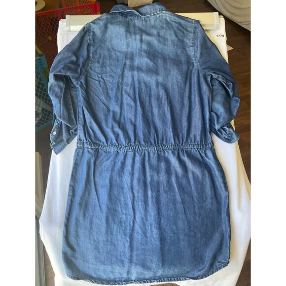 Gloria Vanderbilt Women’s 3/4 Sleeve Knee Length Soft Denim Dress size M, Blue - Picture 12 of 13